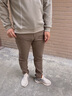 吉普（JEEP）美國正品高端直筒休閑褲男士夏季新款中青年商務(wù)彈力長褲子春秋 咖啡色 【官方正品】 33 【適合150斤左右】 曬單實(shí)拍圖