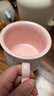 川島屋（KAWASIMAYA）三麗鷗馬克杯陶瓷兒童杯子喝水杯可愛(ài)牛奶杯 粉色美樂(lè )蒂350ml 曬單實(shí)拍圖