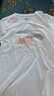 安踏（ANTA）短袖t恤女白色顯瘦休閑半袖夏季新款百搭透氣潮流圓領(lǐng)體恤衫 -4純凈白 L 170 曬單實(shí)拍圖