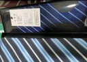 GLO-STORY拉链领带 男士商务正装潮流8cm领带礼盒装 藏青色 实拍图