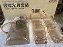 京東京造 涼水壺 高硼硅玻璃茶水分離冷水壺泡茶杯大容量1.2L 曬單實(shí)拍圖
