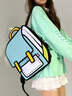 JumpFromPaper二次元2d漫畫宇宙包書包女雙肩包背包送女友生日禮物JFP 熒光綠 曬單實拍圖