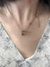 KNRIQUEN夢(mèng)落星月項(xiàng)鏈女實(shí)用走心鎖骨鏈高級(jí)首飾520情人節(jié)送女友生日禮物 星月項(xiàng)鏈【附證書】 星月項(xiàng)鏈-玫瑰金 曬單實(shí)拍圖