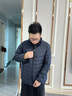 波司登（BOSIDENG）25年新款輕薄羽絨服男短款90絨三防面料保暖內(nèi)膽外套 中山青5870-航海系 M 175/96A 體重約130-140斤 曬單實(shí)拍圖
