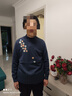 金兔品牌100%純羊毛衫女中老年人女裝洋氣媽媽秋裝打底衫秋冬賽兔毛衣 紅色 XL 【建議110-130斤】 曬單實拍圖