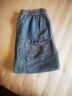衣典零一（LEDIALYI）直筒牛仔褲女夏季薄款2025女裝新款中年高腰寬松休閑九分哈倫褲子 牛仔藍 L （建議110-120斤） 曬單實(shí)拍圖