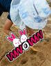 moodytiger兒童防曬帽透氣夏季男童帽子可拆卸戶外多功能女童遮陽帽漁夫帽 光次元灰 曬單實拍圖