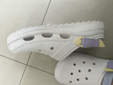 斯凱奇（Skechers）夏季女鞋洞洞鞋涼鞋增高厚底耐磨沙灘拖鞋小怪獸包頭洞洞鞋111581 白色/多彩色/WMLT 39 曬單實拍圖
