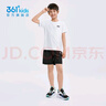 361°童裝男女童運動(dòng)短袖短褲套裝年夏季新款通碼套裝 本白/經(jīng)典黑 175 曬單實(shí)拍圖