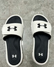 安德瑪（Under Armour）男鞋 2025年夏新款戶外運動鞋子輕便沙灘鞋潮流透氣休閑拖鞋 黑灰/拍大一碼/雙層鞋墊 40 /250 曬單實拍圖