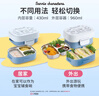 利其爾（Richell）三麗鷗聯(lián)名兒童寶寶飯盒碗輔食碗勺子筷子餐盤(pán)餐具輔食勺外出便捷 【新品】大耳狗不銹鋼便當(dāng)盒 曬單實(shí)拍圖