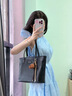 CinvaiKrose輕奢包包女包2025新款托特包大容量通勤單肩包生日七夕情人節(jié)禮物 黑色【中款】 曬單實拍圖