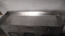 304不銹鋼餐邊柜鍋具微波爐收納儲物柜家用廚房碗柜多功能置物柜 1.2米長三抽長虹門 曬單實(shí)拍圖