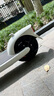 九號(hào)（Ninebot）電動(dòng)滑板車E2白色成年人兩輪代步便攜式折疊電動(dòng)車學(xué)生校園安全大屏幕儀表 曬單實(shí)拍圖