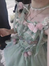 卷卷馬花仙子Lolita小清新禮服甜美花苞裙洛麗塔公主裙可愛洋裝 小花仙裙子+拖尾+裙撐 L 曬單實拍圖