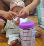 貝肽斯寶寶連體罩衣吃飯防水防臟嬰兒爬行輔食圍兜兒童圍裙爬爬服 雪原 曬單實拍圖