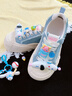 TTKJ厚底增高大頭鞋女可愛(ài)香腸小狗鞋花百搭運動(dòng)板鞋帆布休閑小白鞋子 曬單實(shí)拍圖