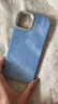 潮虎復古高顏值牛仔布紋適用蘋果16promax手機殼新款iPhone15pro電鍍邊框14情侶款13pro全包防摔保護套 電鍍大孔【淺藍色】牛仔布紋殼 iPhone 16 Pro Max 曬單實拍圖
