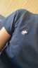 ABERCROMBIE & FITCH【百搭純色】女裝25夏季經(jīng)典小麋鹿修身圓領(lǐng)短袖T恤KI139-5759 海軍藍(lán) XS (160/84A) 曬單實拍圖