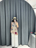 SOMUBAY法式復(fù)古草編草帽女夏季2024新款戶外大帽檐遮陽防曬平頂帽 米色 M(56-58cm) 曬單實(shí)拍圖
