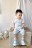 貝肽斯童鞋步前鞋2025春秋透氣男女童嬰學(xué)步嬰幼兒涼鞋子地板防滑網(wǎng)面鞋 藍色 【可愛(ài)卡通軟底防撞】 12.5 cm 曬單實(shí)拍圖