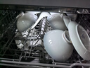 國玥骨瓷餐具碗碟套裝輕奢碗盤套裝景德鎮(zhèn)陶瓷家用碗具金邊碗筷禮盒 漸變灰60頭釉中彩【支持洗碗機】 曬單實拍圖