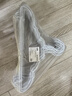 左轉(zhuǎn)角晾衣架掛衣服成人曬衣架加粗兒童衣?lián)巫臃阑路軣o痕衣掛白色 曬單實拍圖