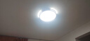 雷士照明全光譜led吸頂燈2025新款現(xiàn)代簡約80cm客廳燈圓形餐廳臥室燈 鏤空圓50cm 全光譜 三色48瓦 曬單實(shí)拍圖
