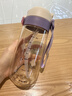 本櫻產婦孕婦吸管杯ppsu材質水杯食品級耐高溫成人帶刻度杯子兒童上學 香芋紫【雙飲PPSU+重力球】580ml 曬單實拍圖