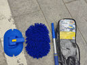 卡飾社（CarSetCity）升級三段式洗車(chē)拖把長(cháng)鋁桿洗車(chē)刷汽車(chē)用撣子擦車(chē)刷車(chē)拖把清潔工具 藍色 曬單實(shí)拍圖