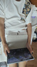 頂峰保羅（Dingfengbaoluo）休閑套裝夏季短袖短褲薄款寬松透氣運動男士套裝TZ054白色L 曬單實拍圖