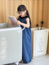 兒童時尚套裝2025新款夏季洋氣時髦女童超好看韓氣穿搭背心背帶褲 套裝【背心+吊帶褲】 130 曬單實拍圖