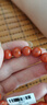 石玥珠寶精品10-11mm涼山南紅瑪瑙手串本命年轉(zhuǎn)運(yùn)珠手鏈男女士款禮物 曬單實(shí)拍圖