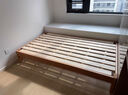 本色熊實(shí)木榻榻米排骨架床架無(wú)床頭簡(jiǎn)約定制尺寸任意小戶(hù)型民宿靠背矮床 【床高30厘米】單床 1200mm*1900mm 曬單實(shí)拍圖