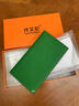 絲芙倫里外頭層牛皮長(cháng)款折疊錢(qián)包男女通用超薄款簡(jiǎn)約兩折皮夾卡包大鈔夾 寶石綠-里外頭層牛皮 曬單實(shí)拍圖