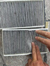 曼牌（MANNFILTER）活性炭空調(diào)濾清器空調(diào)濾芯CUK25015/21-2特斯拉Model3Model Y 曬單實拍圖