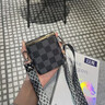 特萊曼尼棋盤格真皮鉸鏈中軸適用華為purax手機殼新款pocket2全包防摔purax典藏版高級感p50pocket折疊屏 【咖啡格】中軸保護棋盤格 華為 Pura X 曬單實拍圖