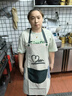 優(yōu)諾康【2條裝】圍裙廚房家用防水防油男女士通用做飯掛脖式罩衣工作服 曬單實(shí)拍圖