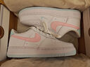 耐克空軍一號女子透氣輕便板鞋秋運動(dòng)鞋NIKE AIR FORCE 1 IH0640 161白/泡沫粉/白/冰川藍 36 曬單實(shí)拍圖