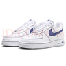 耐克NIKE男休閑板鞋空軍一號 AIR FORCE 1 運動鞋HQ2037-100白/藍(lán)41 曬單實拍圖