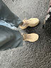 特步女鞋鞋子女洄游2.0戶外運動跑步休閑鞋耐磨防滑潮流 卡其色 37  曬單實拍圖