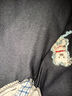 咿靚影美式刺繡小狗假兩件短袖T恤女夏季寬松學(xué)院風(fēng)減齡拼接Polo領(lǐng)上衣 藏青色假兩件短袖 重磅 M 建議100斤內(nèi) 曬單實(shí)拍圖