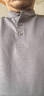 柒牌（SEVEN）男裝短袖polo衫男2025夏季薄款時(shí)尚青年男士立領(lǐng)休閑上衣0820 深灰 S 曬單實(shí)拍圖