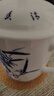 陶相惠 陶相惠景德鎮陶瓷茶杯帶蓋骨瓷水杯喝茶杯青花瓷器辦公杯子499ml 青花竹報平安 曬單實(shí)拍圖