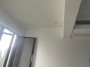 比人【免費上門安裝】頂裝晾衣桿陽臺固定晾衣架掛衣桿吊頂防風(fēng)曬衣桿 包安裝-雙桿1.5m-底座15-20cm-白 曬單實拍圖