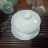 NEOEO 尼耳羊脂玉白瓷三才蓋碗晶瑩剔透圓潤送人自用喝茶碗泡茶器尼爾茶具 尼耳白瓷三才蓋碗N1313 曬單實拍圖