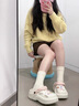 JCZS德國手術(shù)室洞洞鞋防滑防臭拖鞋久站不累腳外穿夏季女款醫護士專(zhuān)用 淺粉【紐扣小熊加大防滑底】 40-41 【適合39-40碼】 曬單實(shí)拍圖