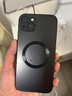 奶小鴨 【AG磨砂】適用蘋果15plus手機(jī)殼 iphone15plus保護(hù)套magsafe磁吸充電磨砂全包防摔男女款 石墨黑 曬單實(shí)拍圖