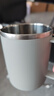 彩致（CAIZHI）304不銹鋼水杯馬克杯咖啡杯帶蓋家用雙層防燙喝水杯子 灰色CZ6240 曬單實拍圖