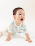 G. DUCKKIDS嬰兒短袖長(zhǎng)褲連體衣夏季薄款6一12月夏天寶寶衣服半袖空調(diào)服夏裝8 【短袖長(zhǎng)褲】小象綠色 80cm 曬單實(shí)拍圖